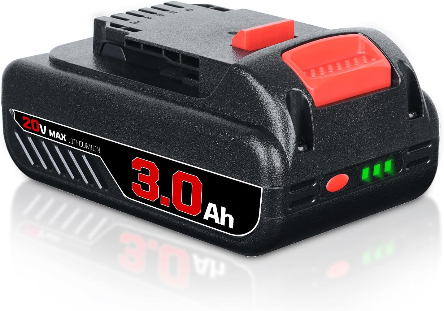 PDstation 3.0Ah Upgrade Li-ion Battery Replacement for Dewalt 20V Battery DCB201 DCB200 DCB204 DCB206 DCB203 DCB180 3000mAh Lithium Compatible with Dewalt 20Volt Max DCD/DCF/DCG Cordless Tools