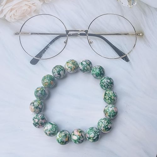 Miniatura 4 de 60 cuentas redondas de cristal acrílico de colores de 0.63 pulgadas para hacer joyas, pulseras, aretes, collares, cuentas para adultos,