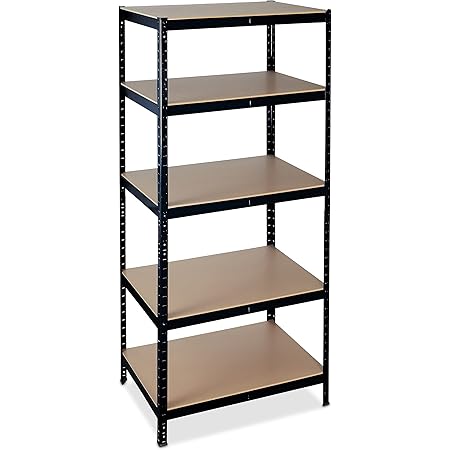 Relaxdays Etagère Charge Lourde, 4 Niveaux HlP 157 X 80 X 41 Cm - 10