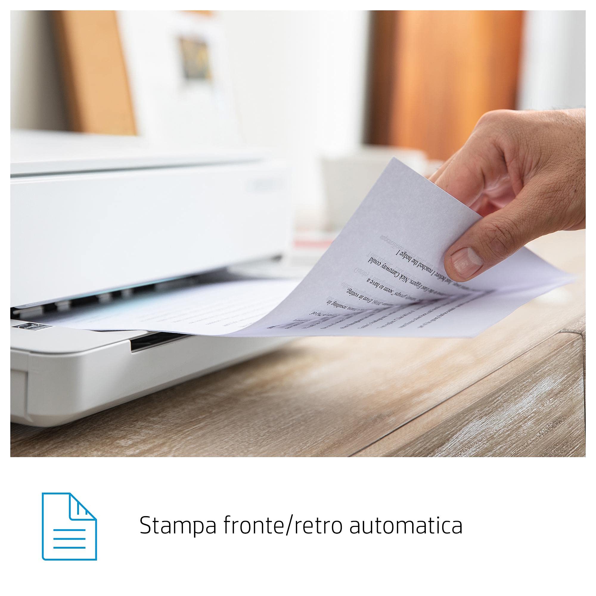 HP Envy 6020 5SE16B Stampante Fotografica Multifunzione A4, Wi-Fi Dual Band, Stampa Fronte/Retro Automatica, Grigia