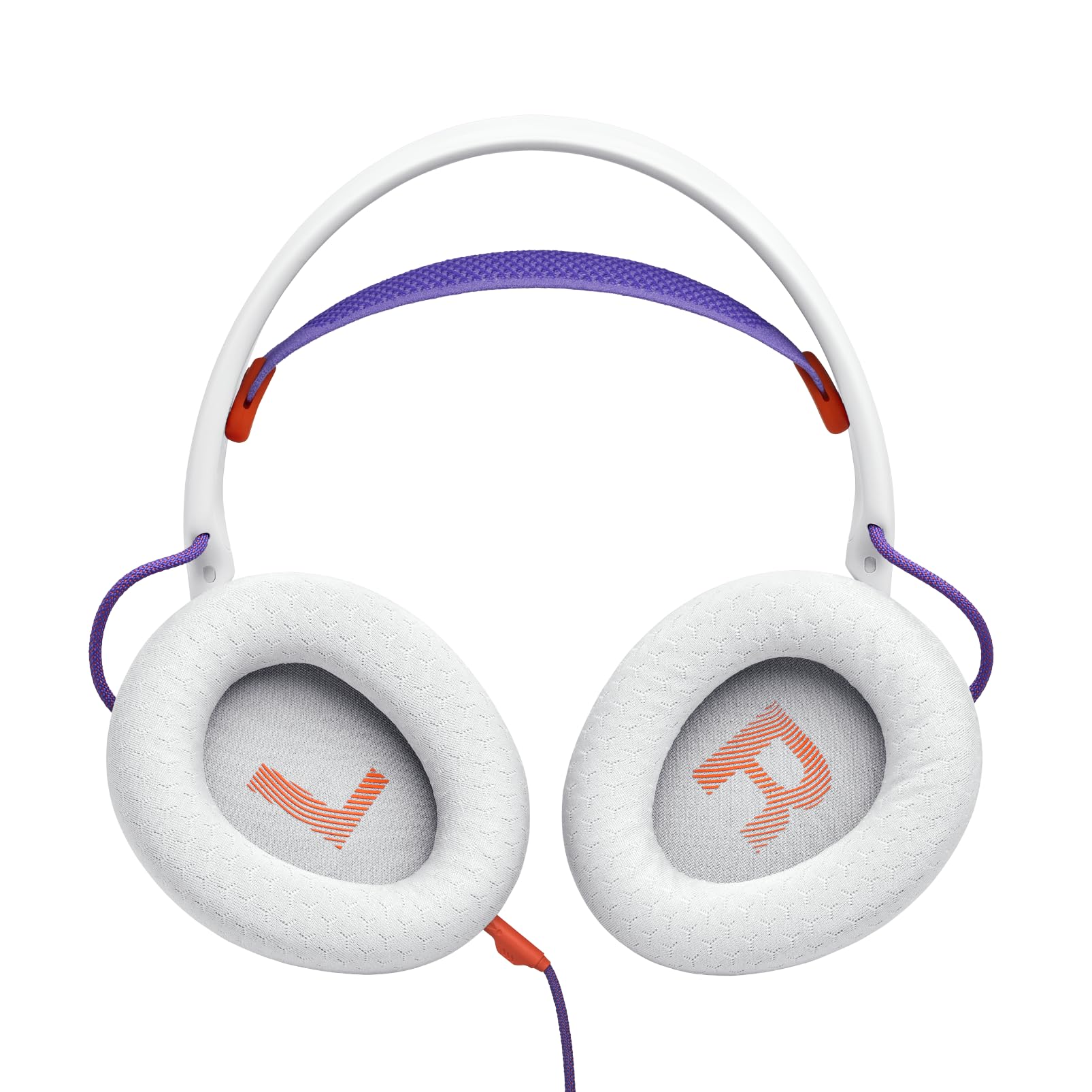 JBL Quantum 250 Kabelgebundene Over-Ear-Gaming-Kopfhörer, JBL Quantum Spatial Sound, Mikrofon mit Geräuschunterdrückung, 3,5-mm-Kabel, kompatibel mit Apple/PC/Xbox/PlayStation/Nintendo Switch, Weiß