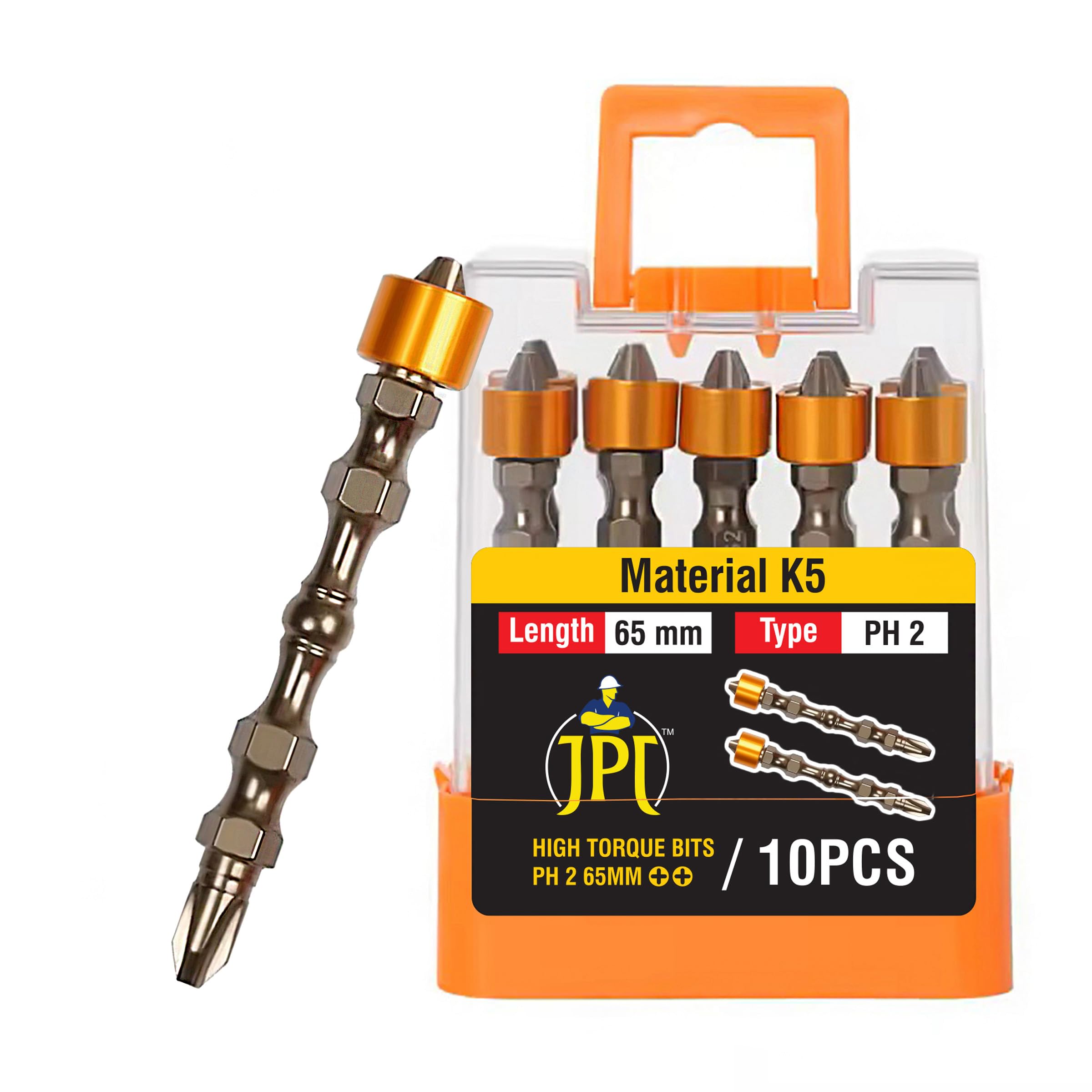JPT 65mm Long PH2 Double End Super Magnetic Screwdriver Bits Double Head Magnetic Screwdriver Bit Set (B0D83WCQPX) Amazon Price History, Amazon Price Tracker