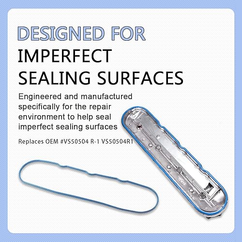 Miniatura 2 de Juego de juntas de tapa de válvula Compatible con 4.8L 5.3L 6.0L 6.2L Chevy Silverado, Suburban, Tahoe, Trailblazer, GMC Sierra, Yukon, Envoy,