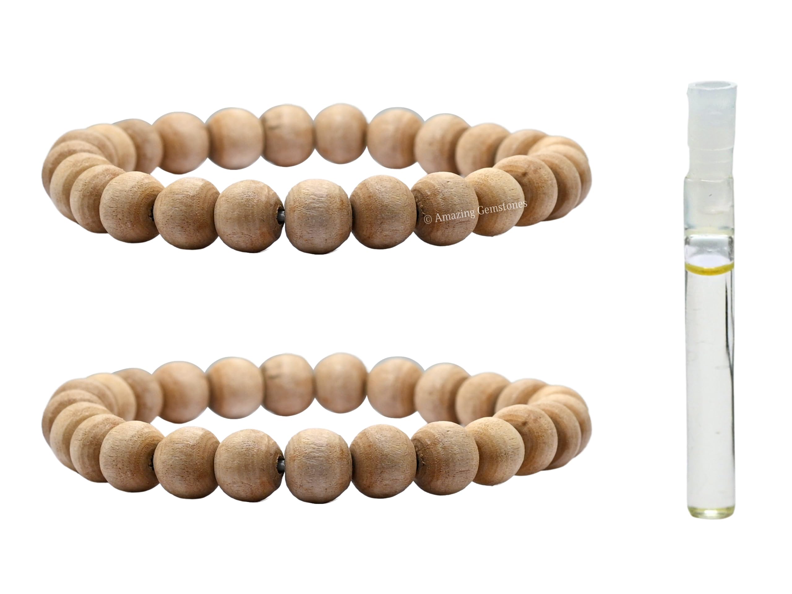 Camping Essentials Bracelet and Anklet with Essential Oil - Summer Essentials Natural Tulsi Holy Basil for Adults and Kids - Ideal Camping Supplies for Outdoor Enthusiasts and Adventure Lovers
