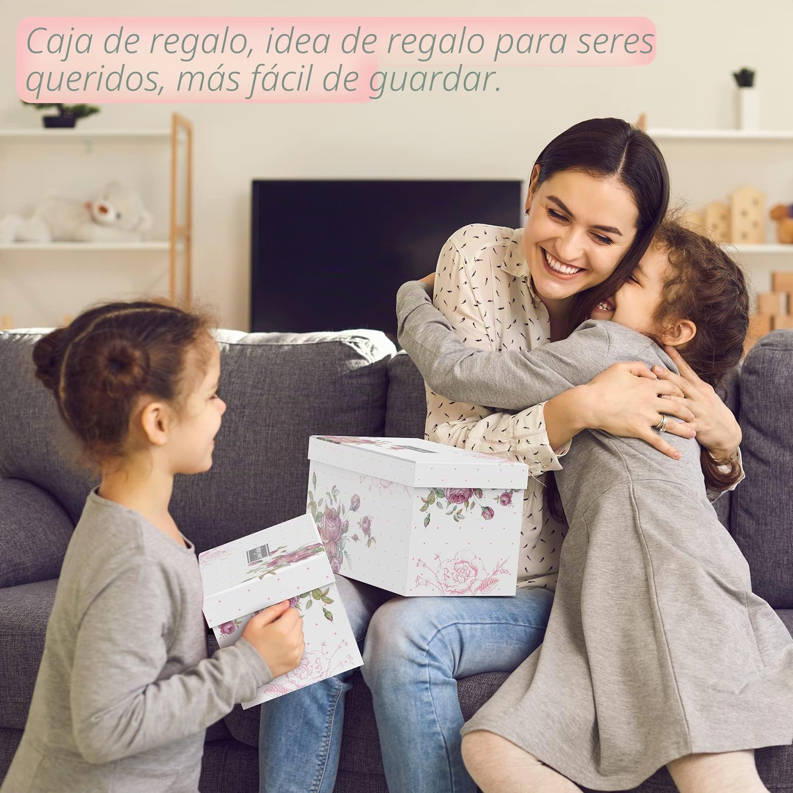 Tetera grande, jarra de leche y azucarero, juego de tetera de porcelana, caja de regalo de 1300 ml (solo tetera)