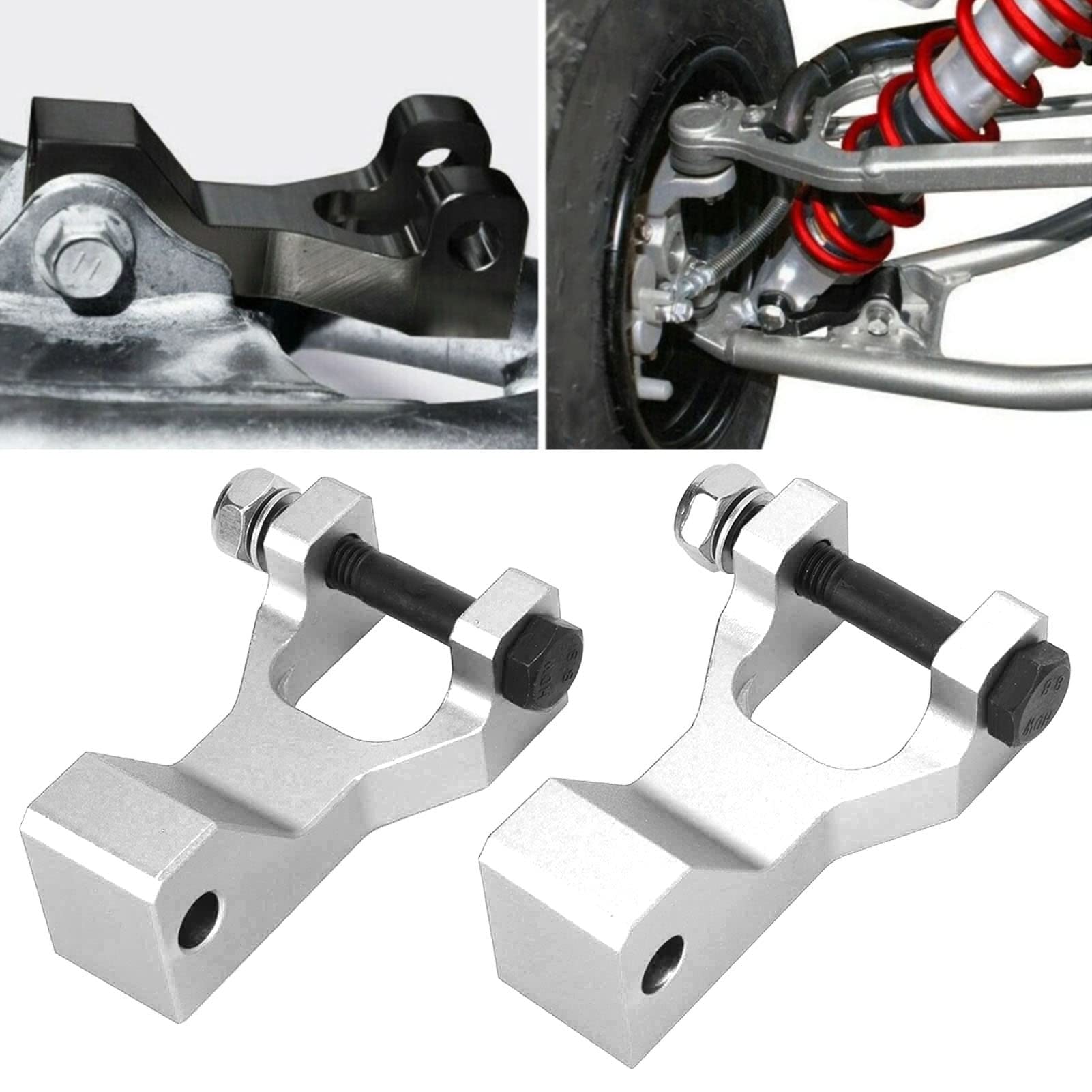 5 Pièces ATV Avant Arrière Abaissement Kit de Remplacement en Alliage D'aluminium pour 350 660 700, Améliore la maniabilité pour le Plat, la Traînée ou la Conduite Hors