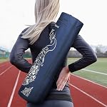 Gonex Yoga Mat Bag with Full-Zip Design, Fits Most Yoga Mats | 600D Oxford Fabric, Wet Pocket, Front Zip Pocket, Adjustable Strap, Fits Most 72 × 18 cm Mats