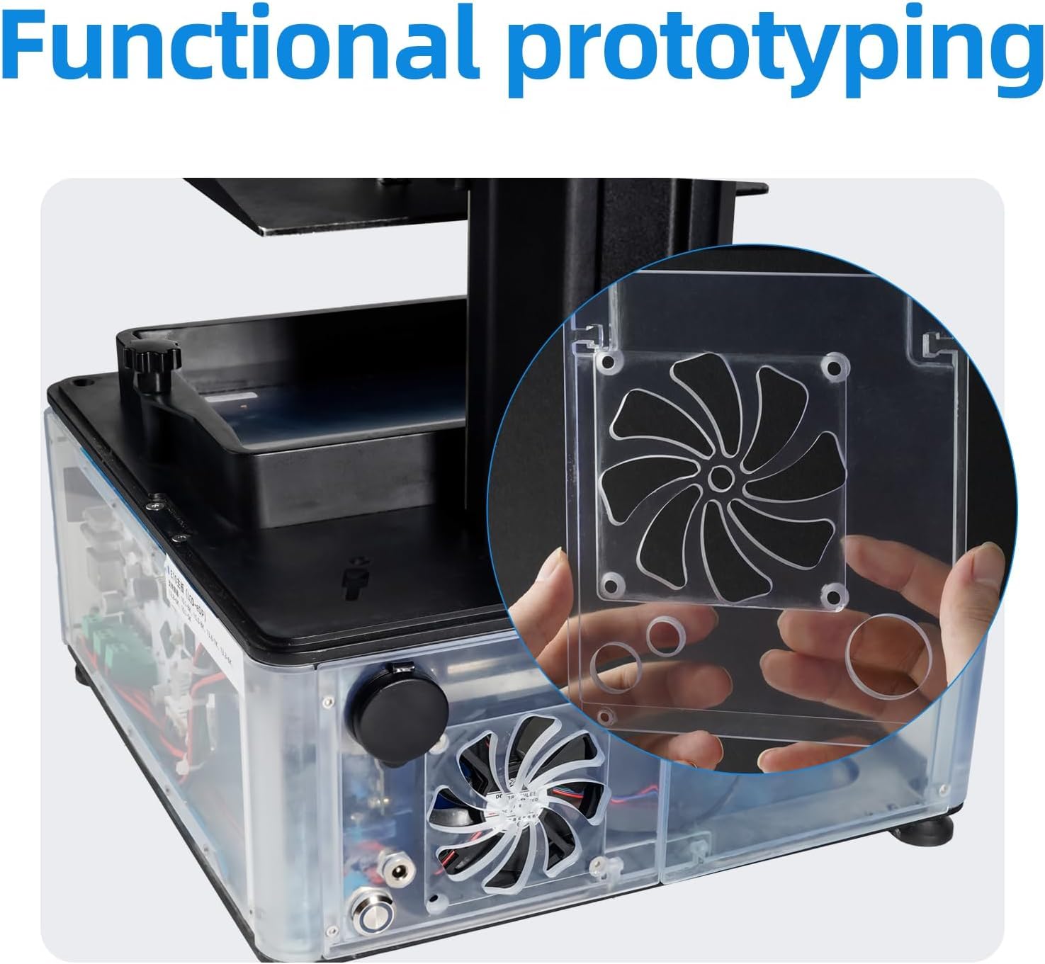 Conjure Rigid Resin für resin 3d drucker, 405 nm UV resin harz mit geringer Schrumpfung und hoher Präzision, 3d drucker harz für LCD/DLP/MSLA resin drucker, Transparent, 2000 g