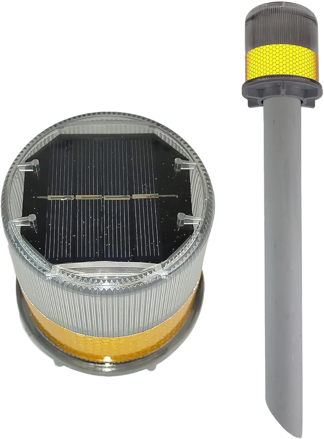 Bird Deterrent Device, Nighttime Solution to Repel Geese and Ducks from Lawns, Flashing Night Light Disrupts Sleeping to Discourage Nesting, Set of 1