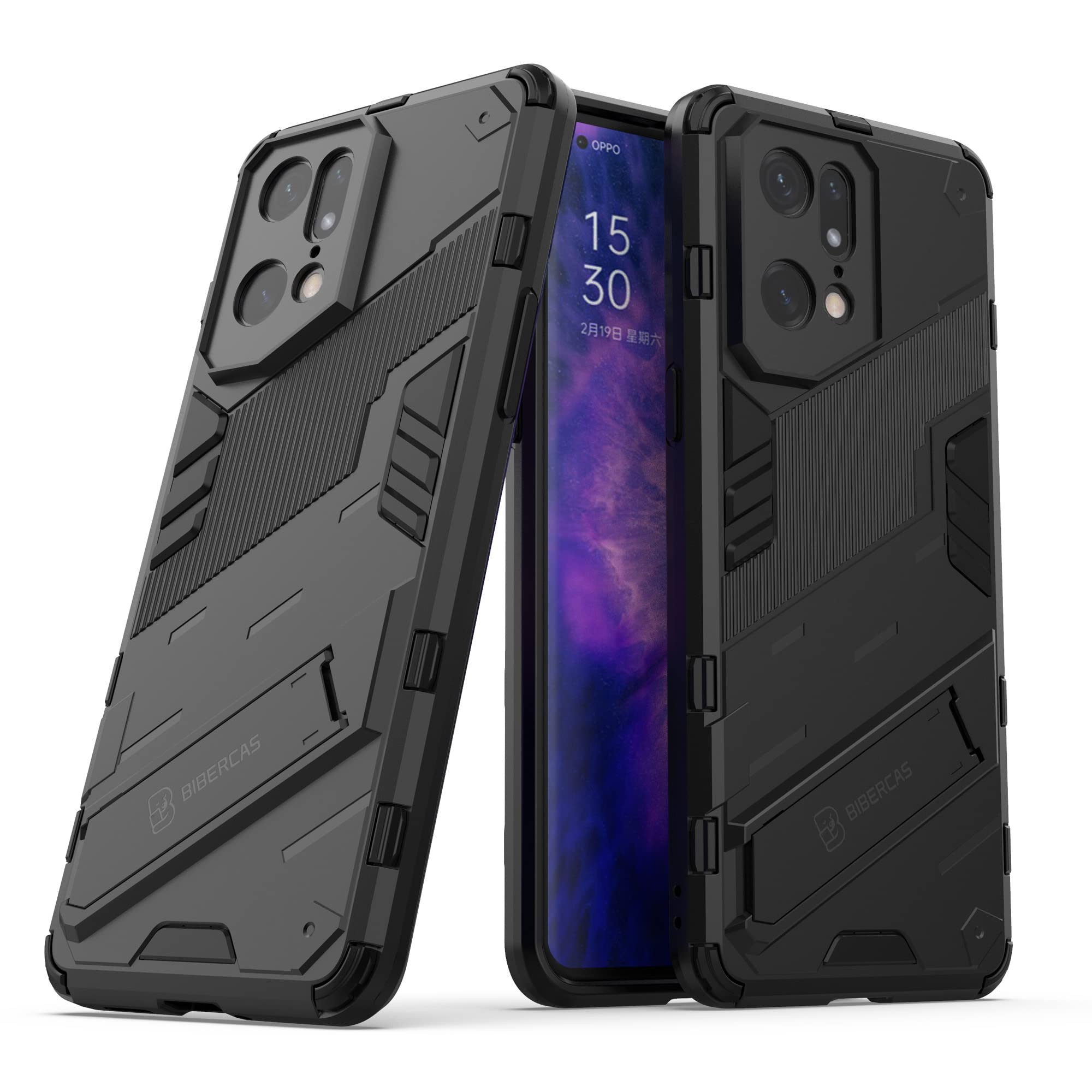 Coque Pour Oppo Find X5 Pro, Stand Et Porte-Cartes Avec Fermeture Magnétique, Housse Bleu Oppo