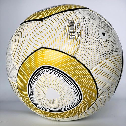 Miniatura 4 de World Cup 2010 South Africa Final Match Ball Replica Official Size 5 Pack of 4 Soccer Ball Premium Rexine Football Gift for Fans Collectors & Players