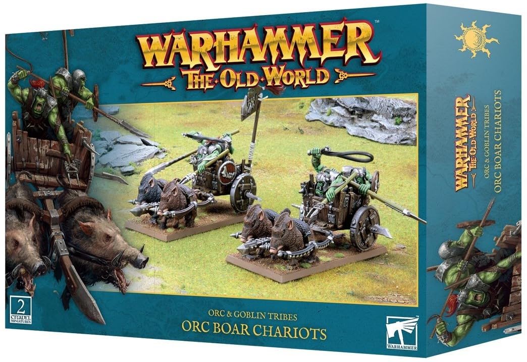 Orc Boar Chariots - Orcs & Goblins - Brand New - Warhammer The Old World