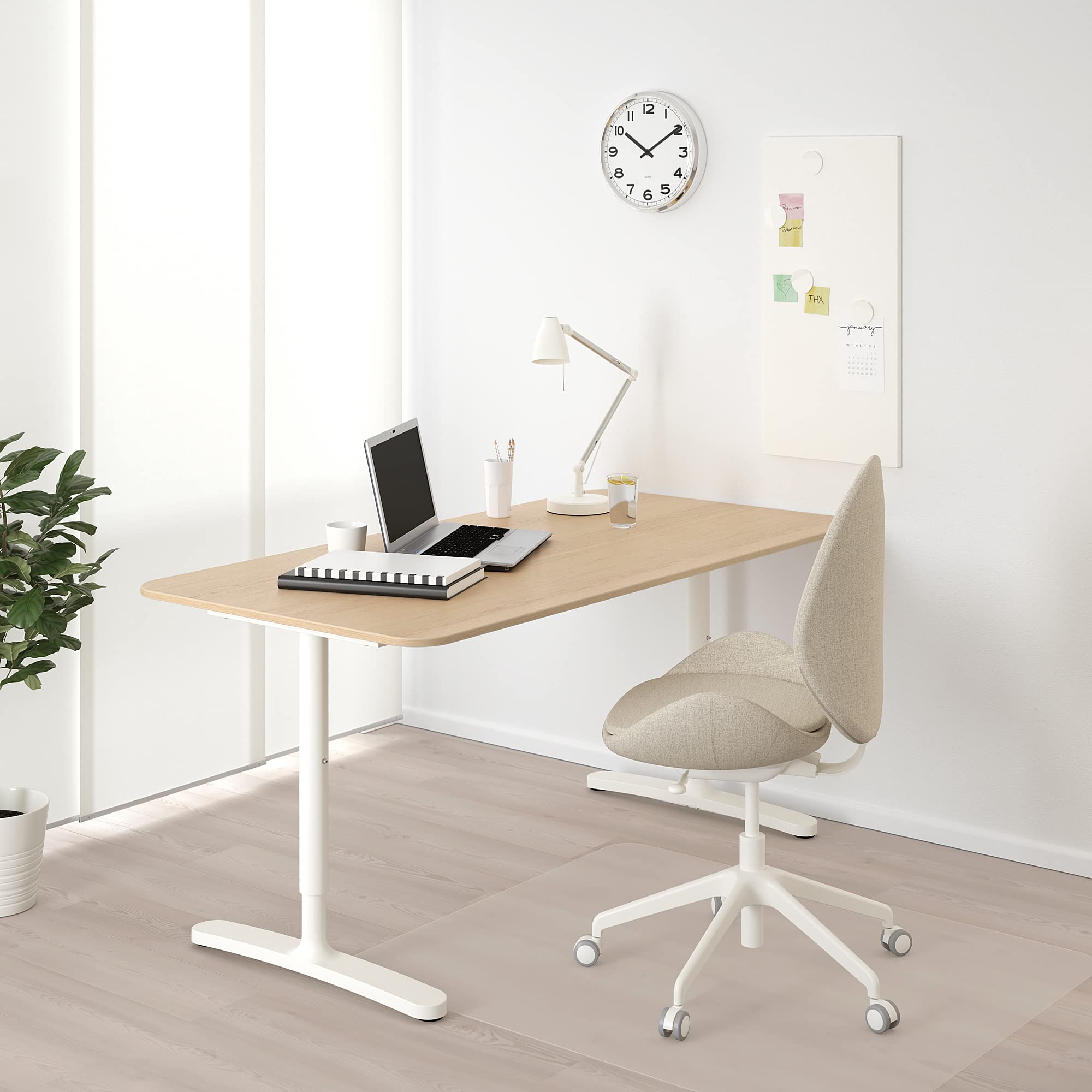 IKEA 電動昇降式 デスク BEKANT 120x80cm 定価49990円 イケア 机 PC 