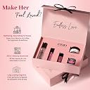 ENN Beauty Endless Love Gift Set | Clay Mask | Lipstick | Nail Paint | Lip & Cheek Tint | Perfume | Set of 5 Gift Box gallery image