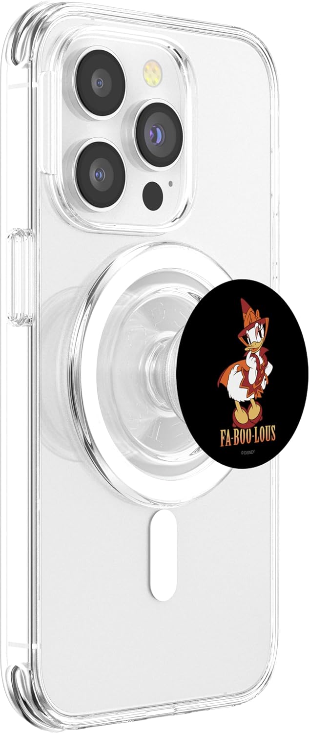 Disney Halloween Daisy Duck Witch Costume Fa-BOO-Lous PopSockets MagSafe PopGrip for iPhone