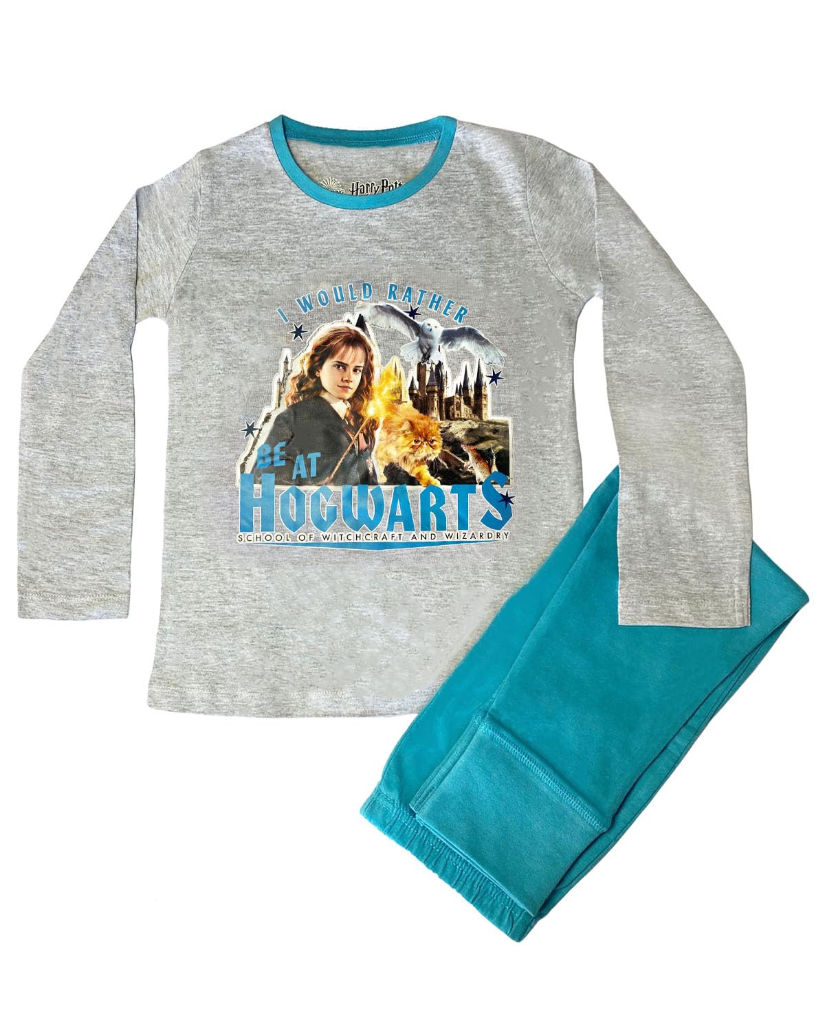 Harry Potter Girls I Would Rather Be At Hogwarts Skp4827 Pyjamas Set 5-6 Years
