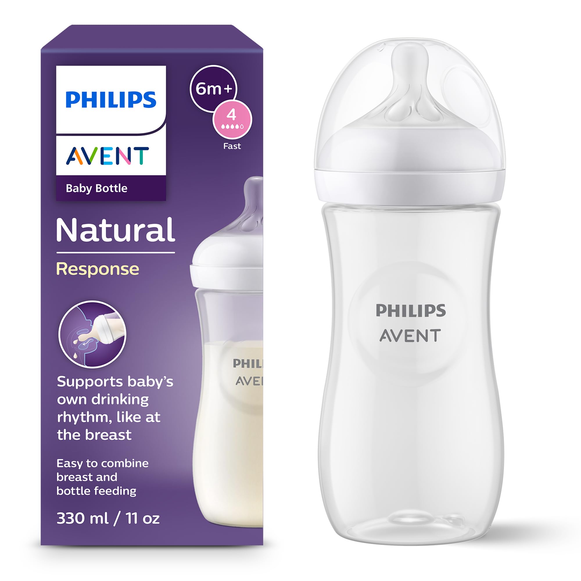 Philips Avent Natural Response Bottle, 330Ml Lloyds Pharmacy