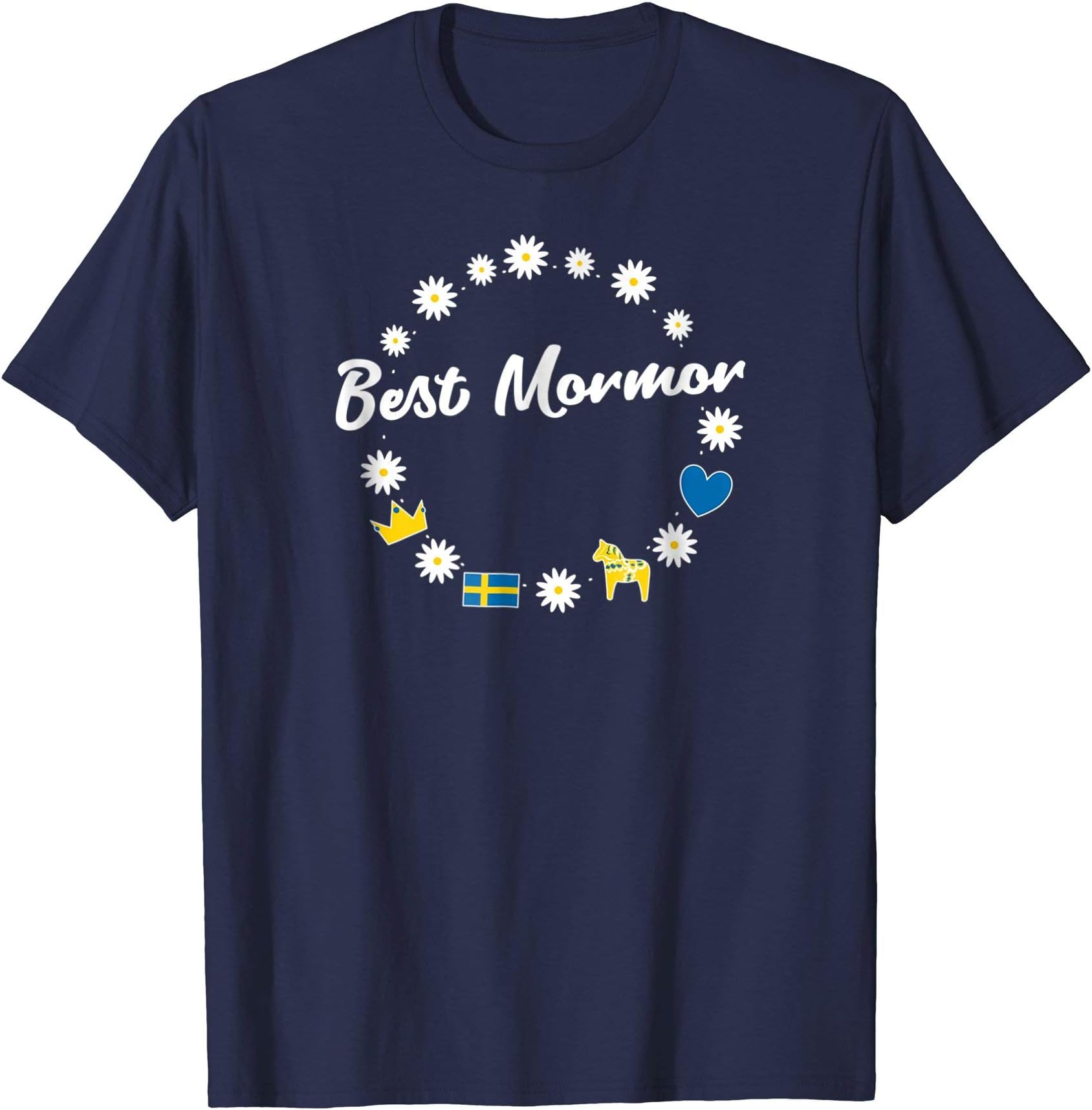Best Mormor Grandma Tshirt Swedish Granny Sweden Shirt