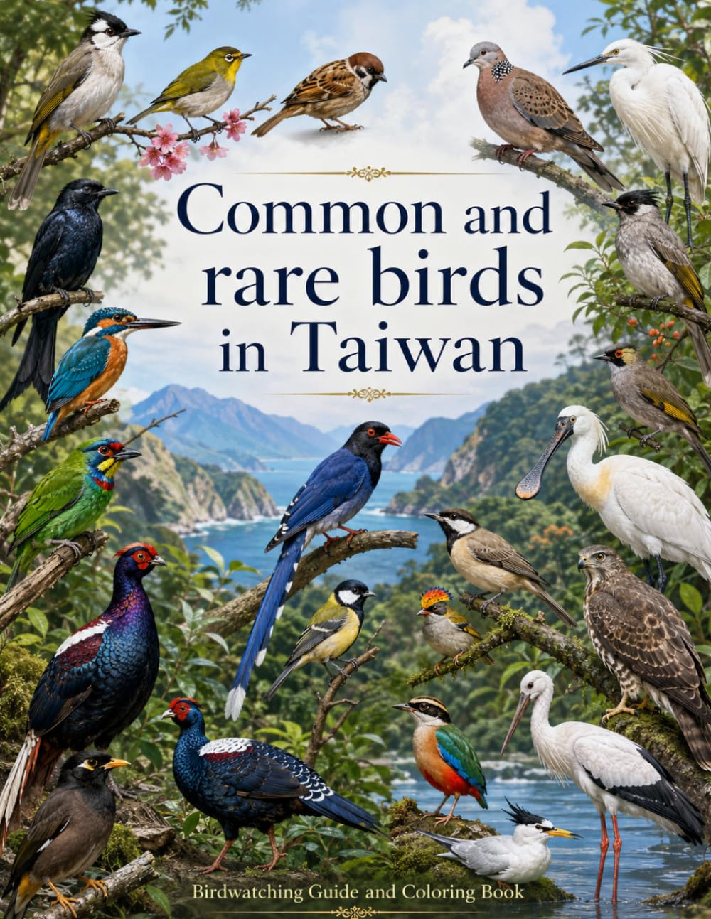 Common and rare birds in Taiwan (Taiwan Treasure Island Series)