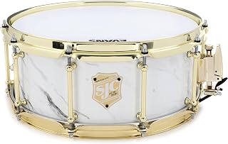 SJC Custom Drums Providence Series Snare Drum - 6 x 14-inch - Calcutta White