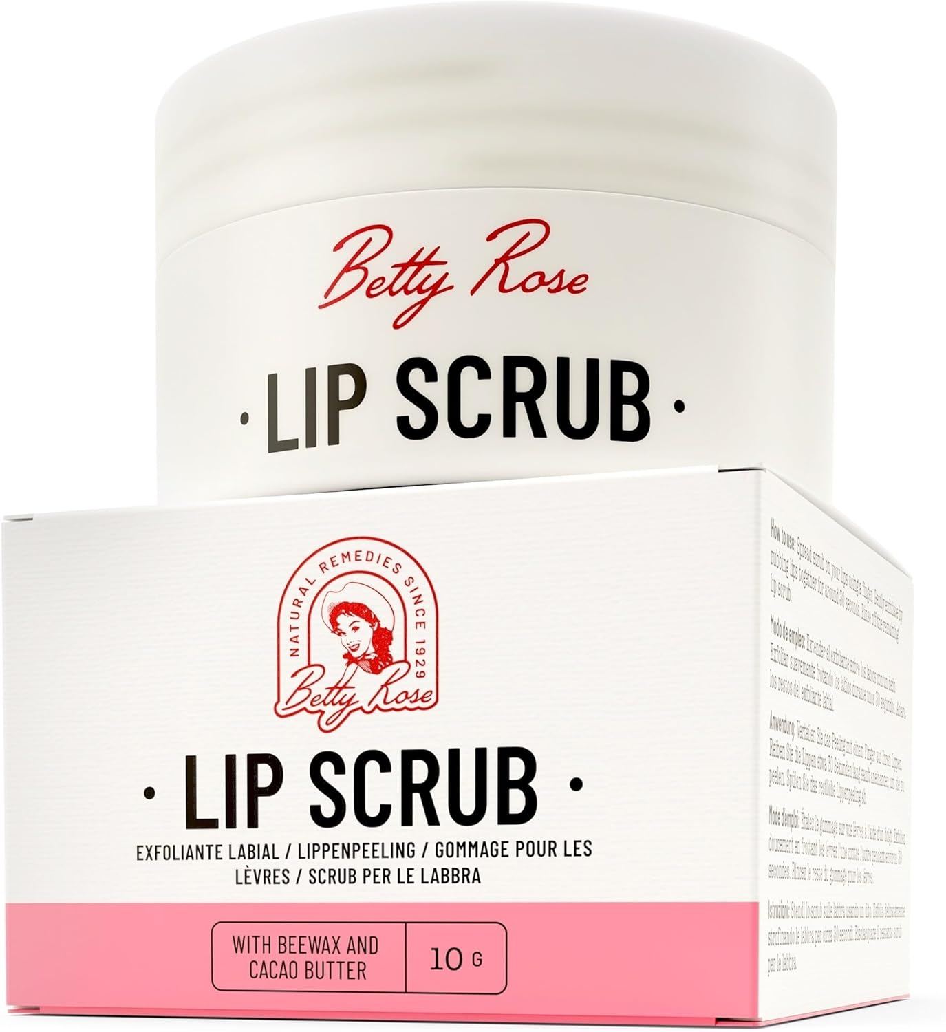 Lip Scrub – Lip Scrub Exfoliator and Moisturizer for Lightening and Brightening Lips, Lip Exfoliator Scrub with Pure Beeswax with Vitamin C and E for Hydrating, Moisturizing and Plumper Lips, 10 g Lip Scrub – Lip Scrub Exfoliator and Moisturizer for Lightening and Brightening Lips, Lip Exfoliator Scrub with Pure Beeswax with Vitamin C and E for Hydrating, Moisturizing and Plumper Lips, 10 g