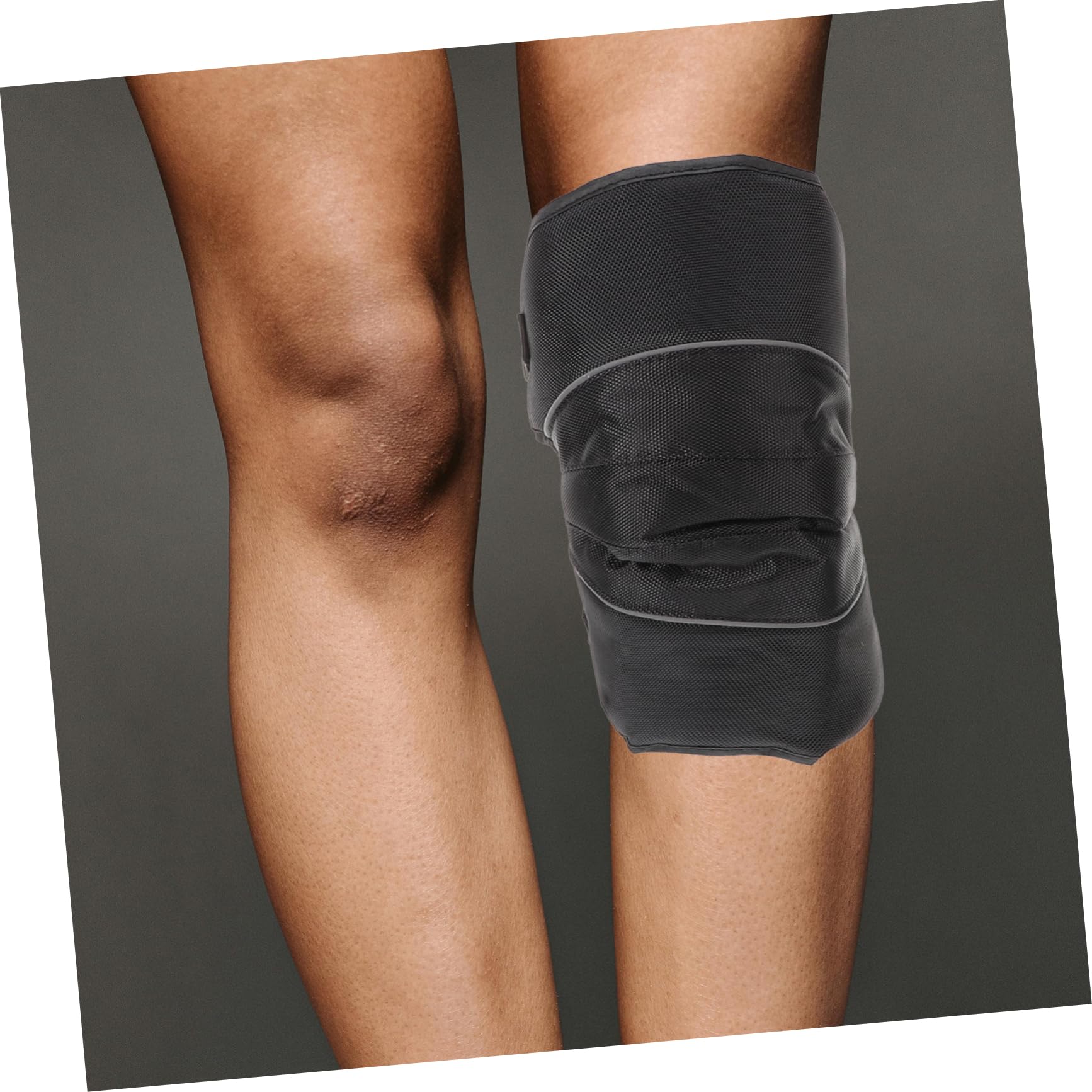 Veemoon Almohadilla De Equipo De Equitación Deporte Rodilleras Tamaño Rodilleras De Motocross Protector De Ciclismo Patines Cuero Pu Black 2 Piezas X 4