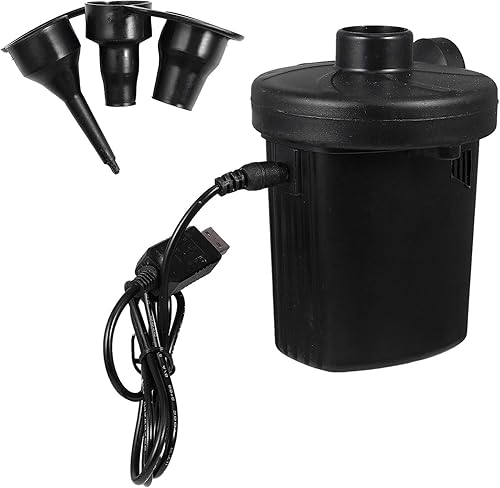 Bomba de aire recargable de alta presión para inflables, bomba eléctrica para colchón de aire, infle rápido y fácil de almacenar