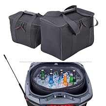 Portable Soft Cooler Rear Storage Cargo Bag, Leak Proof Beach Cooler Portable Lightweight Camping Cooler Soft Ice Chest for Can Am Spyder RT/RT-L/RT-S 2010-2019Set of 2