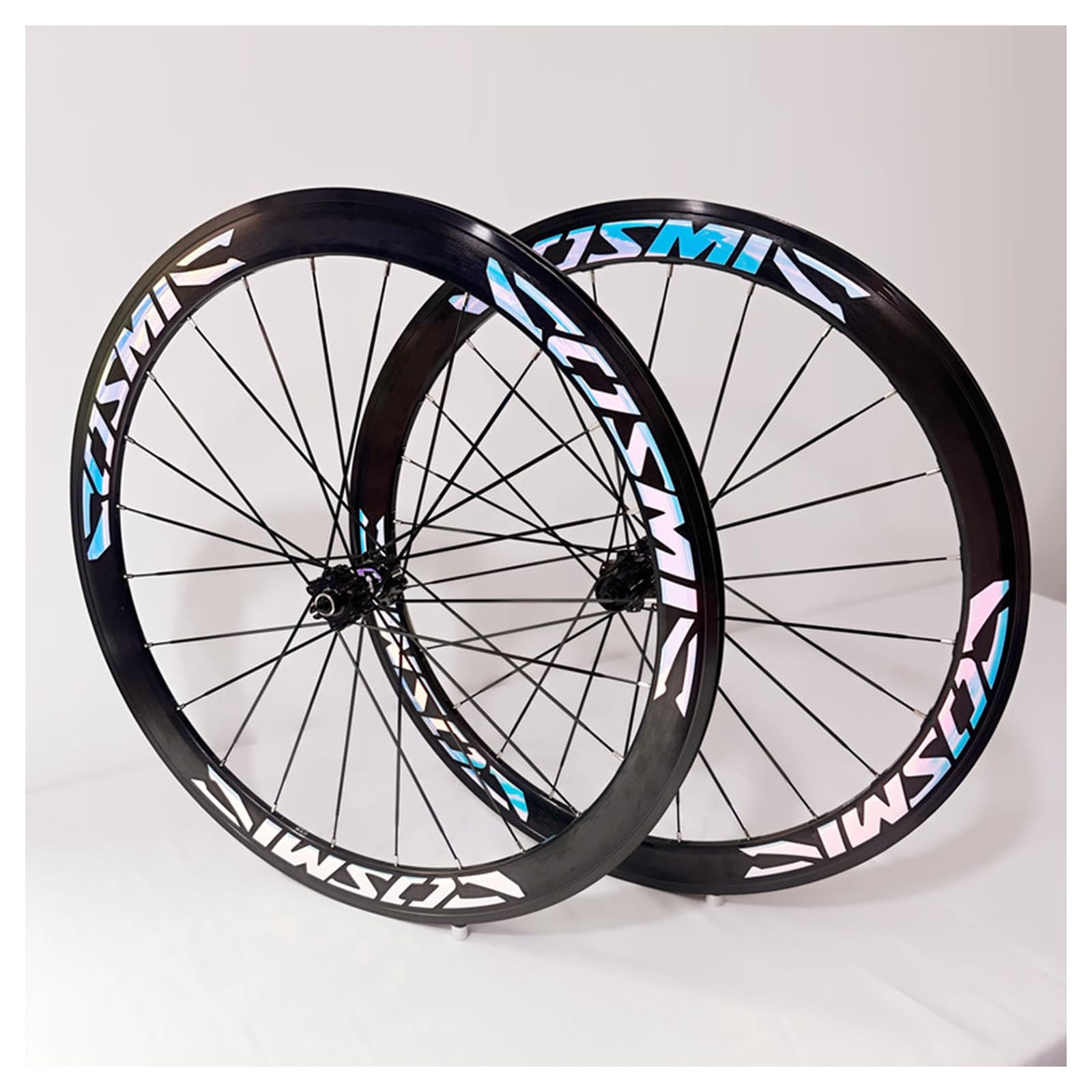 Roues Vélo Route 700C - Jante Alliage 50 Mm, Moyeu à Roulements Scellés, Frein V/C - Compatible Cassette 8 à 11 Vitesses - Paire (env. 2350 G) - 11