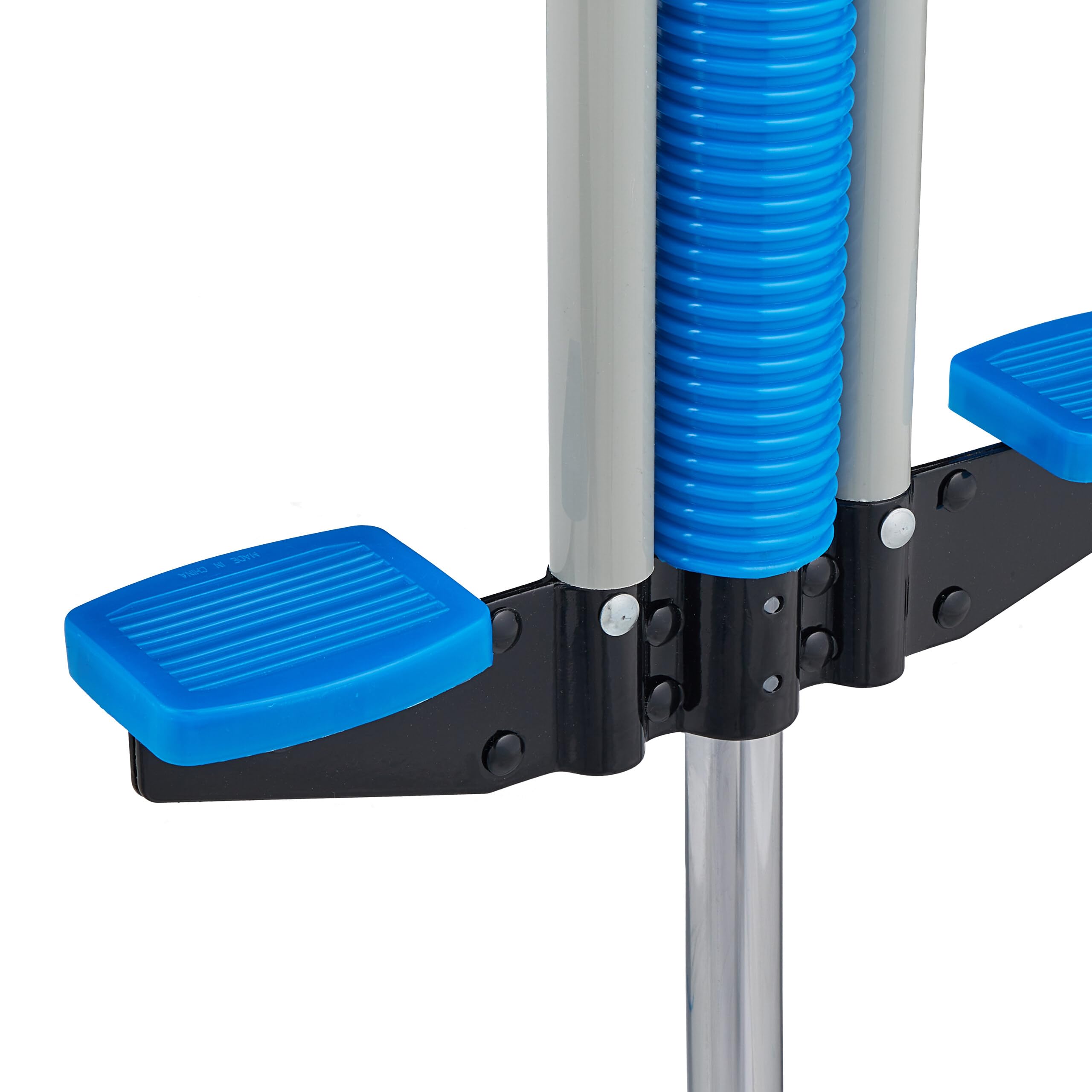Relaxdays Salterello per Bambini, Pogo Stick, Acciaio Inox, 60 kg