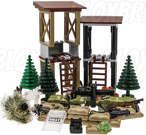 Miniatura 4 de 215 ametralladoras de armas, rifles de juguete, aplicables a las principales marcas, pistolas para minifiguras, añadir en el poste de centinela