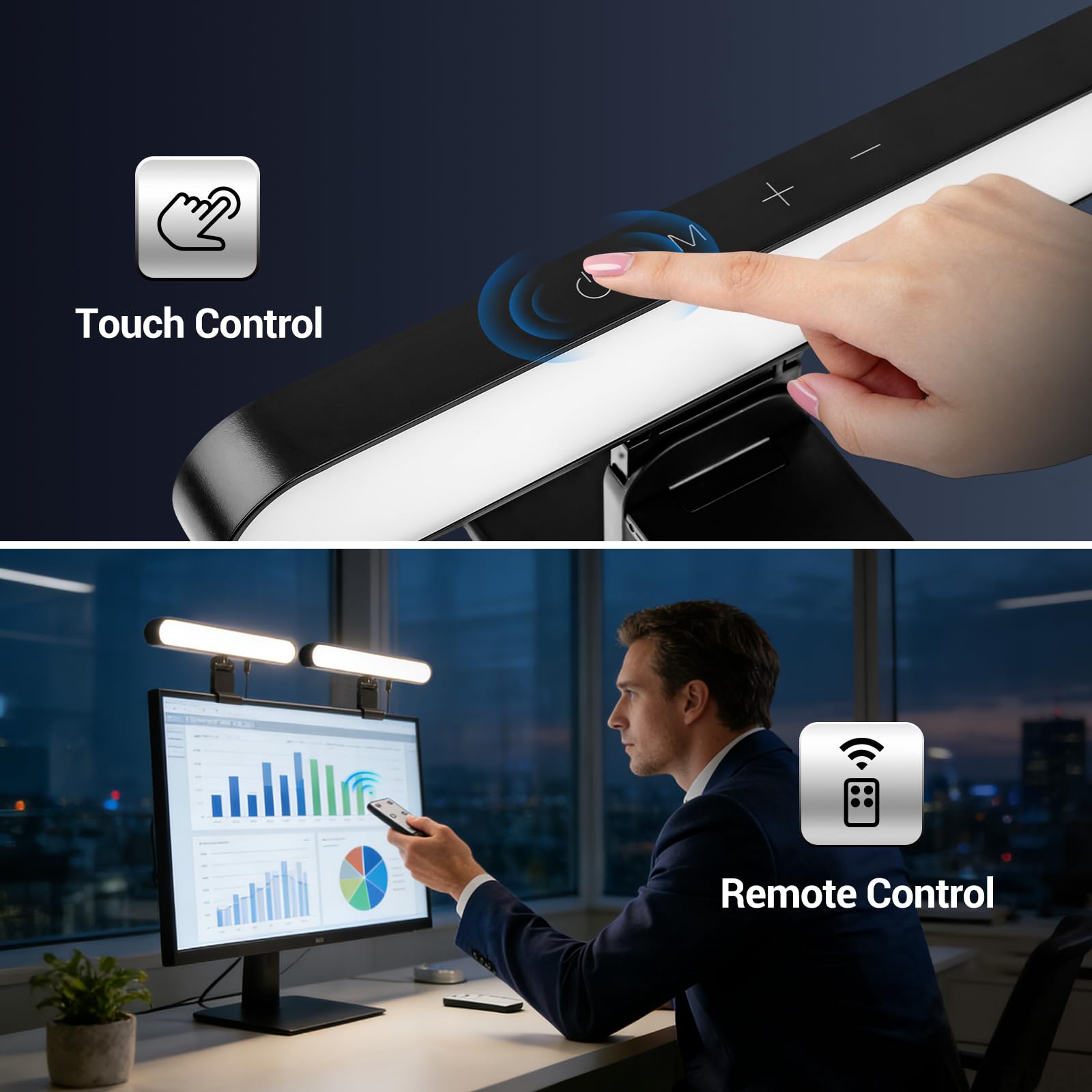 Luce per videoconferenza per computer portatile e telefono; luce luminosa per selfie, computer, laptop, videoconferenza, luce monitor luce per webcam, zoom, chiamate, video, riunioni