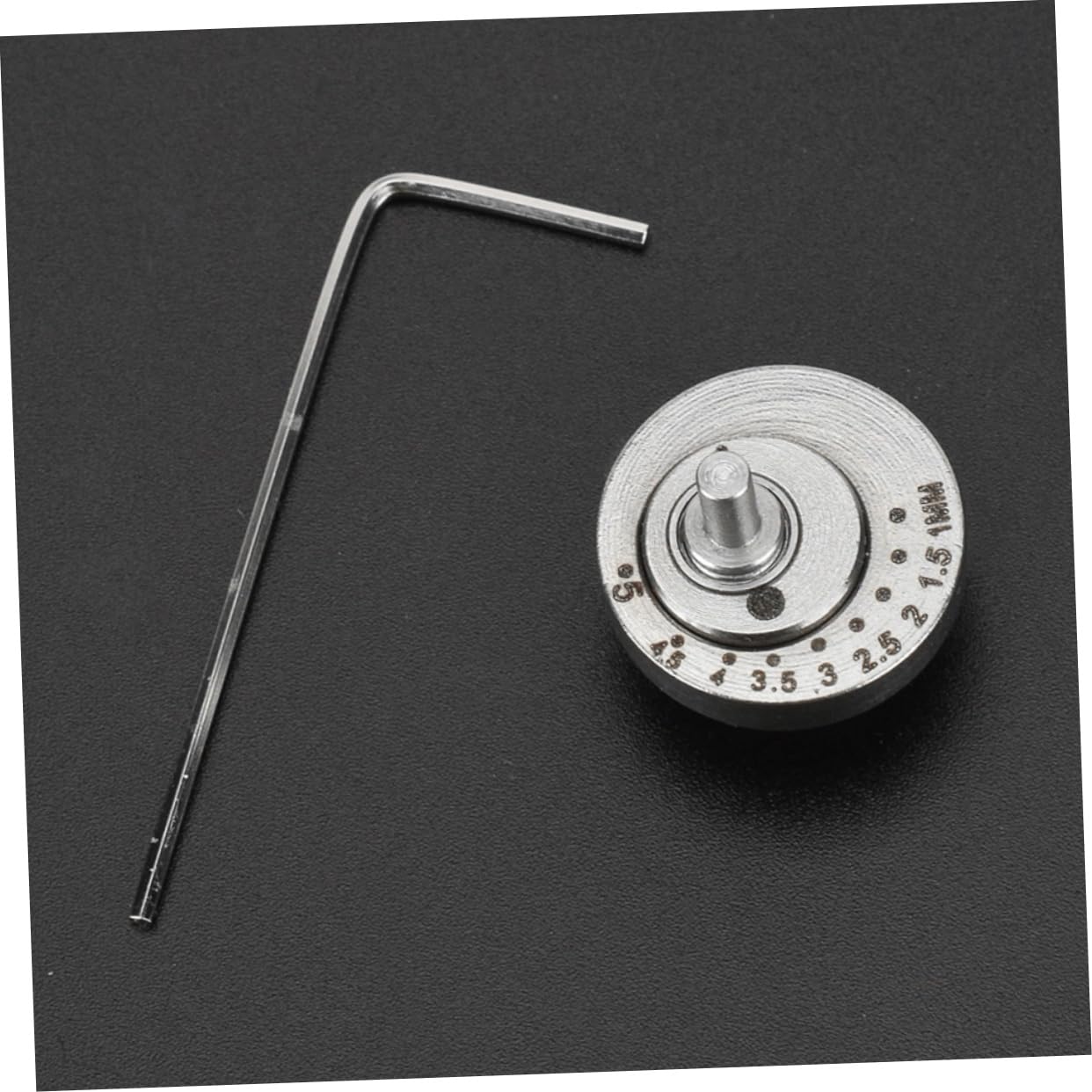 1stücke Einstellbares Eccentric Wheel Mit Zahlen Für Maschinen Innensechskant-werkzeug Silber Geeignet Für Motoren