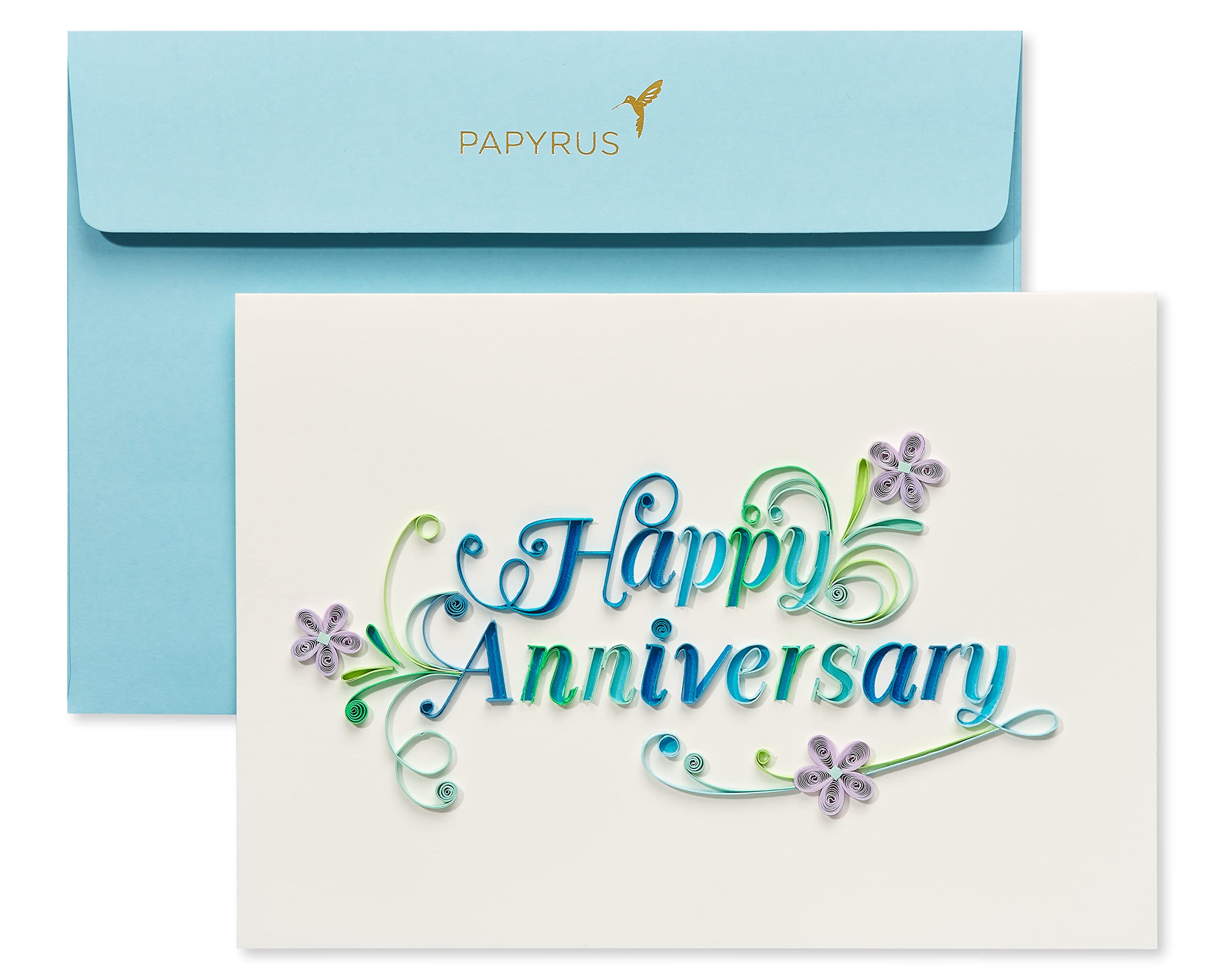 PapyrusPremium Blank Anniversary Quilling Card (Happy Anniversary)