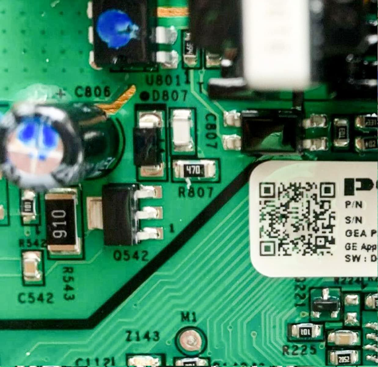 wd21x24901 for GE 10.67 x 4.61 x 2.2 inches Dishwasher Electronic Control Board