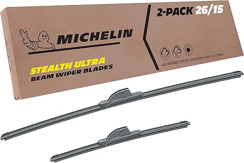 Miniatura 10 de Michelin 19-2618SUBA Stealth Ultra Twin Pack de 26 y 18 pulgadas, limpiaparabrisas para Toyota, Honda, Hyundai, Kia, Jeep, Lexus, Chevrolet, Nissan,