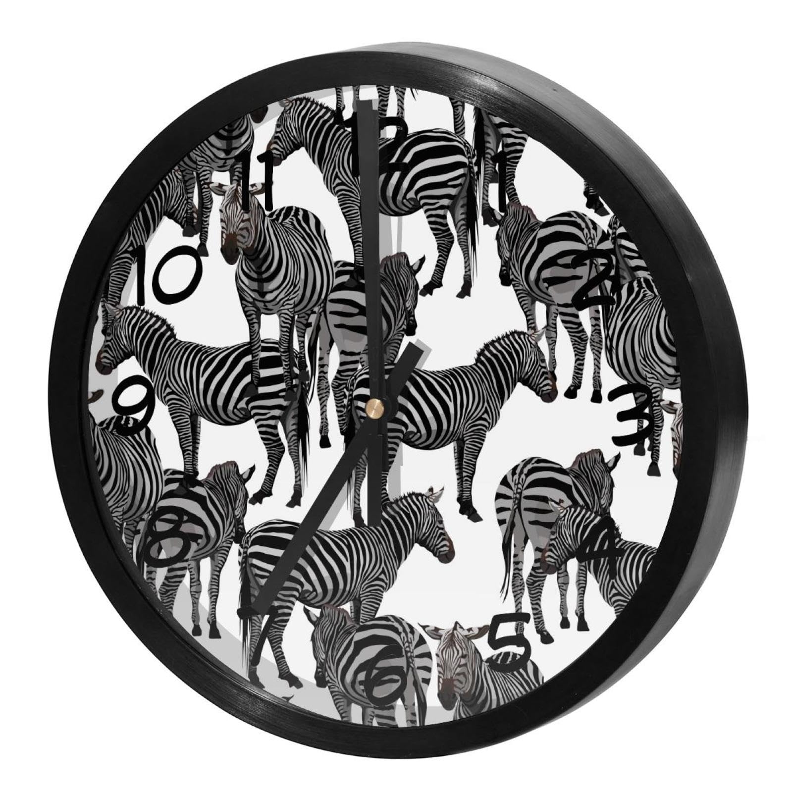 Horloge murale silencieuse sans tic-tac pour travailler sans distraction