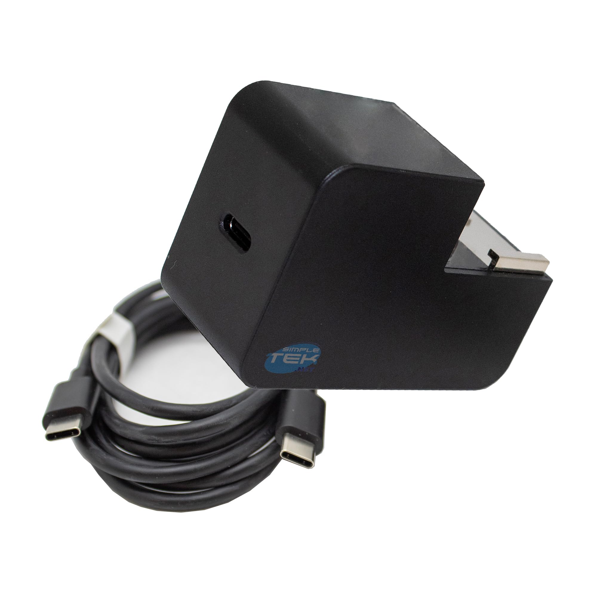 SIMPLETEK - Universelles USB-C-Netzteil 23 W - 5 V 9 V 12 V | Ideal für Smartphones, Tablets und mobile Geräte | Multi-Spannung