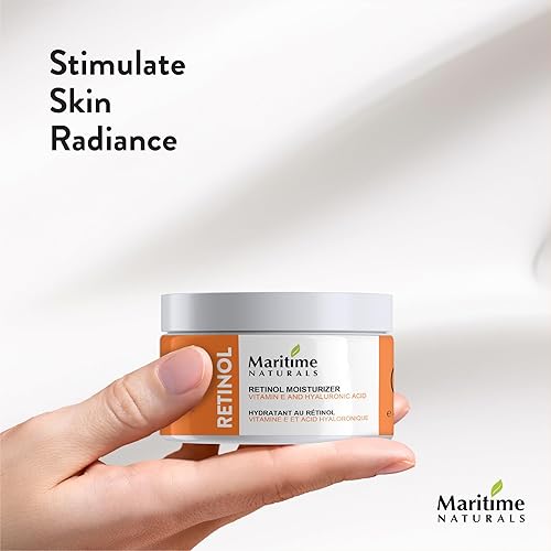 Miniatura 5 de Maritime Naturals Hidratante de retinol para rostro con ácido hialurónico e ingredientes orgánicos | Resultados profesionales con crema hidratante