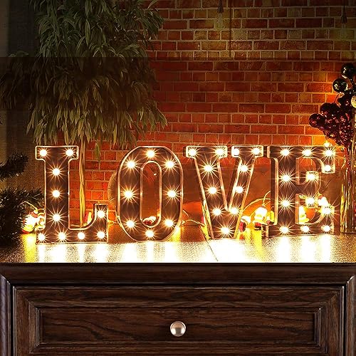 Miniatura 2 de Letras negras Glintee con luz, las letras