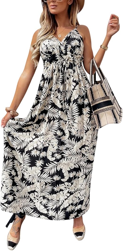 Amazon Vestido Floreado Dos Piezas Vestidos Largos De Flores