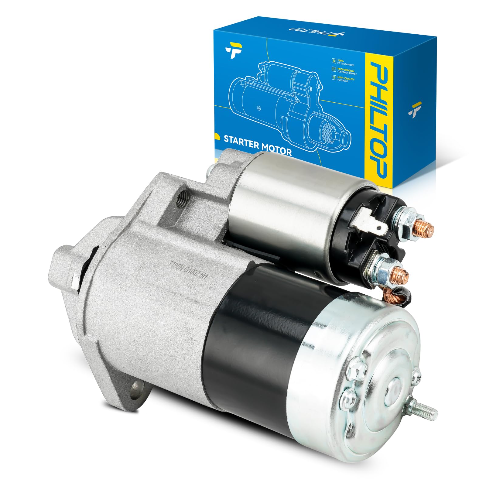 PHILTOP New 17795N Starter Compatible with Mitsubishi 2000-2005 Eclipse
