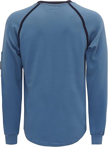 Miniatura 74 de BOCOMAL FR Shirts - Camisa ligera de 5.5 onzas de manga corta y resistente al fuego/ignífuga Gris jaspeado,Gris jaspeado oscuro,marino,Gris,Rojo