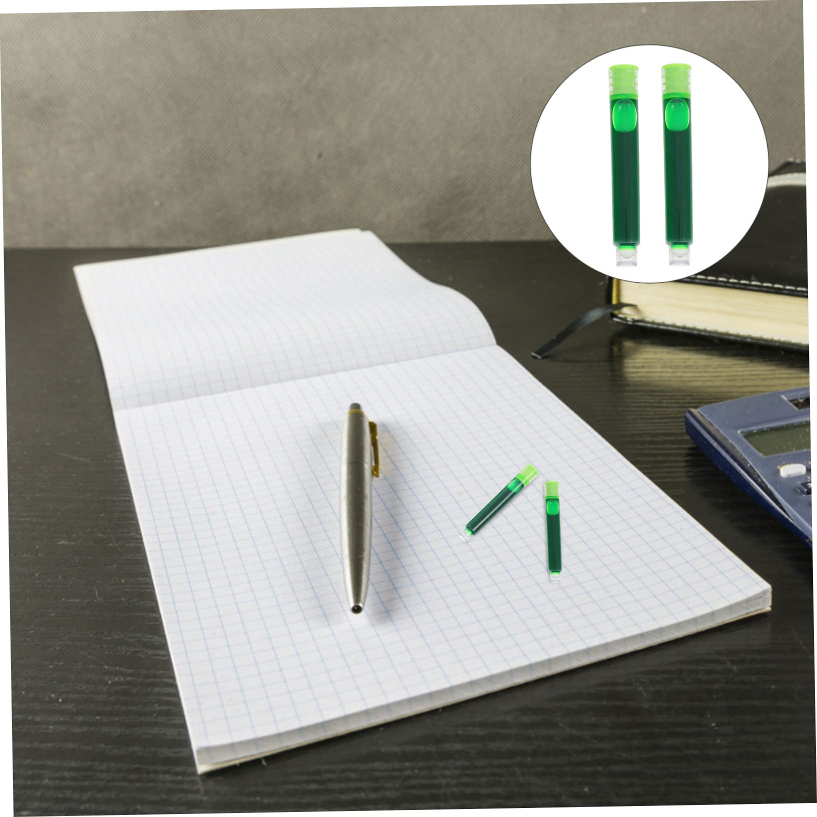 Tofficu 150pezzi Ricariche Colorate Per Stilografiche Di Inchiostro Cancellabile Con Alta Assorbenza Per Scuola e Ufficio