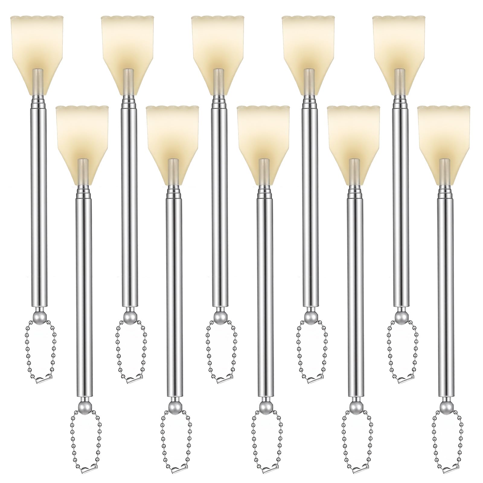 10 szt. wysuwany drapak do pleców, wysuwany 16,5 do 42 cm, metalowy drapak do pleców dla mężczyzn i kobiet, przenośne narzędzie łagodzące swędzenie