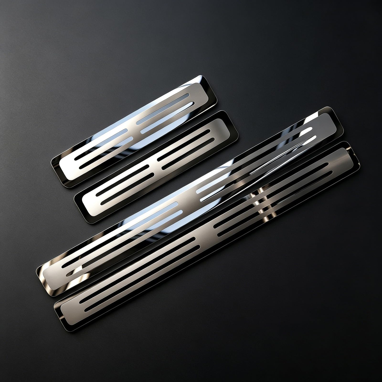 LXFDAFA Door Sill Strip for Dacia Duster 2010-2025 2026 4Pcs