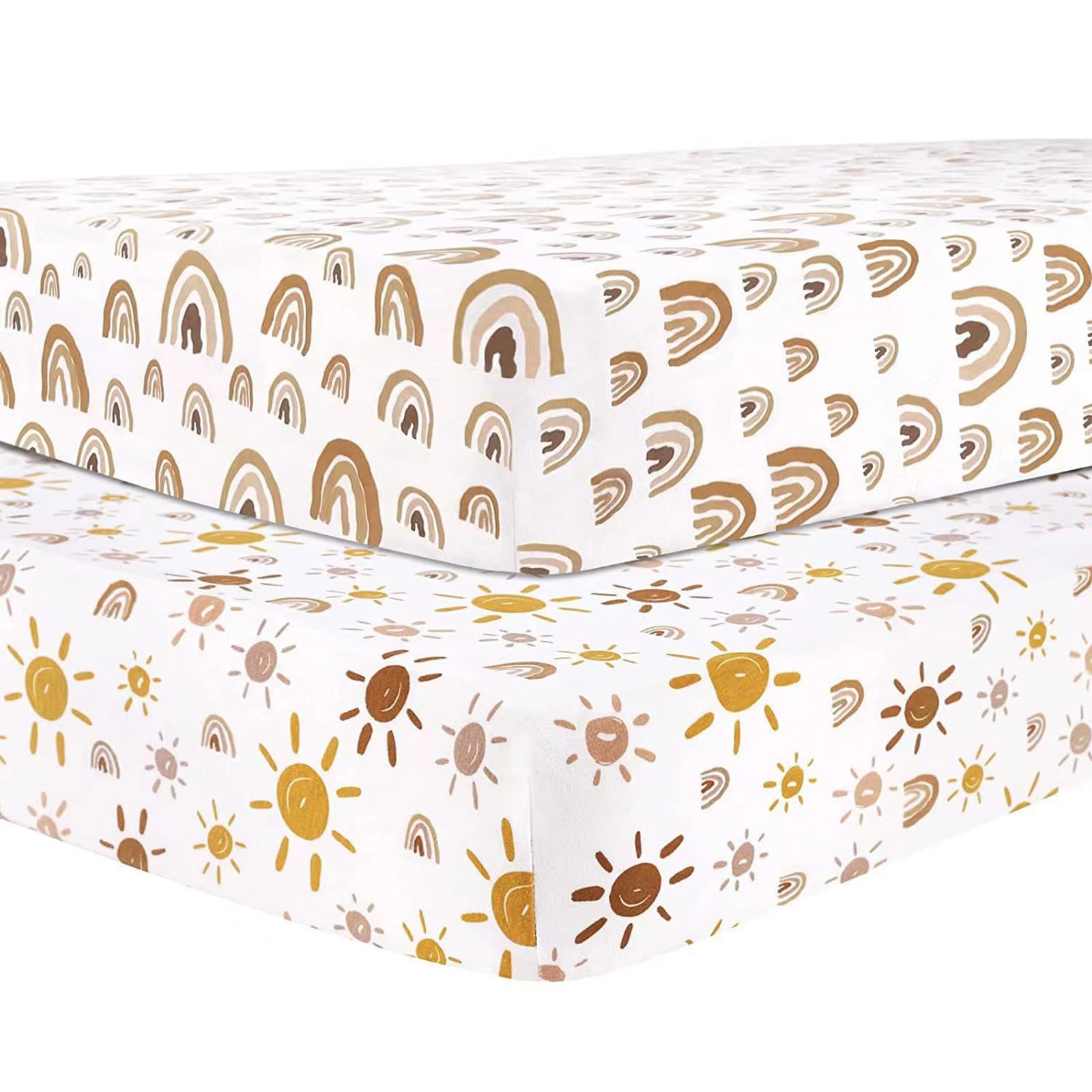 Drap housse coton pour petite fille Hourg lot de 2 lits rectangles et ovales
