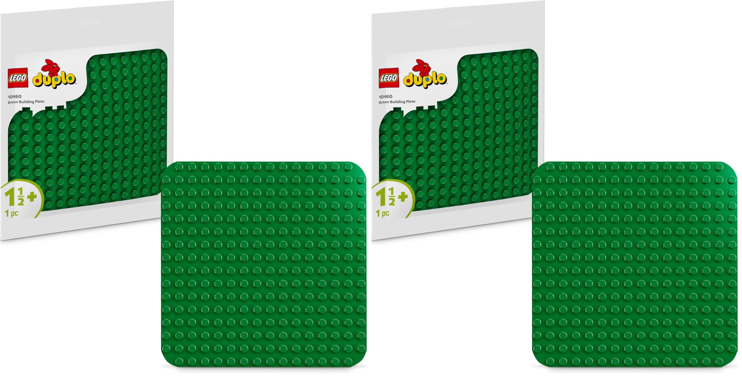 LEGO DUPLO Bauplatte in Grün – Montessori Spielzeug für Jungen & Mädchen ab 1 Jahr – Baumodell für Kleinkinder zum Bauen und Ausstellen – Lernspielzeug - Kinder Geschenk zum Geburtstag – 10460