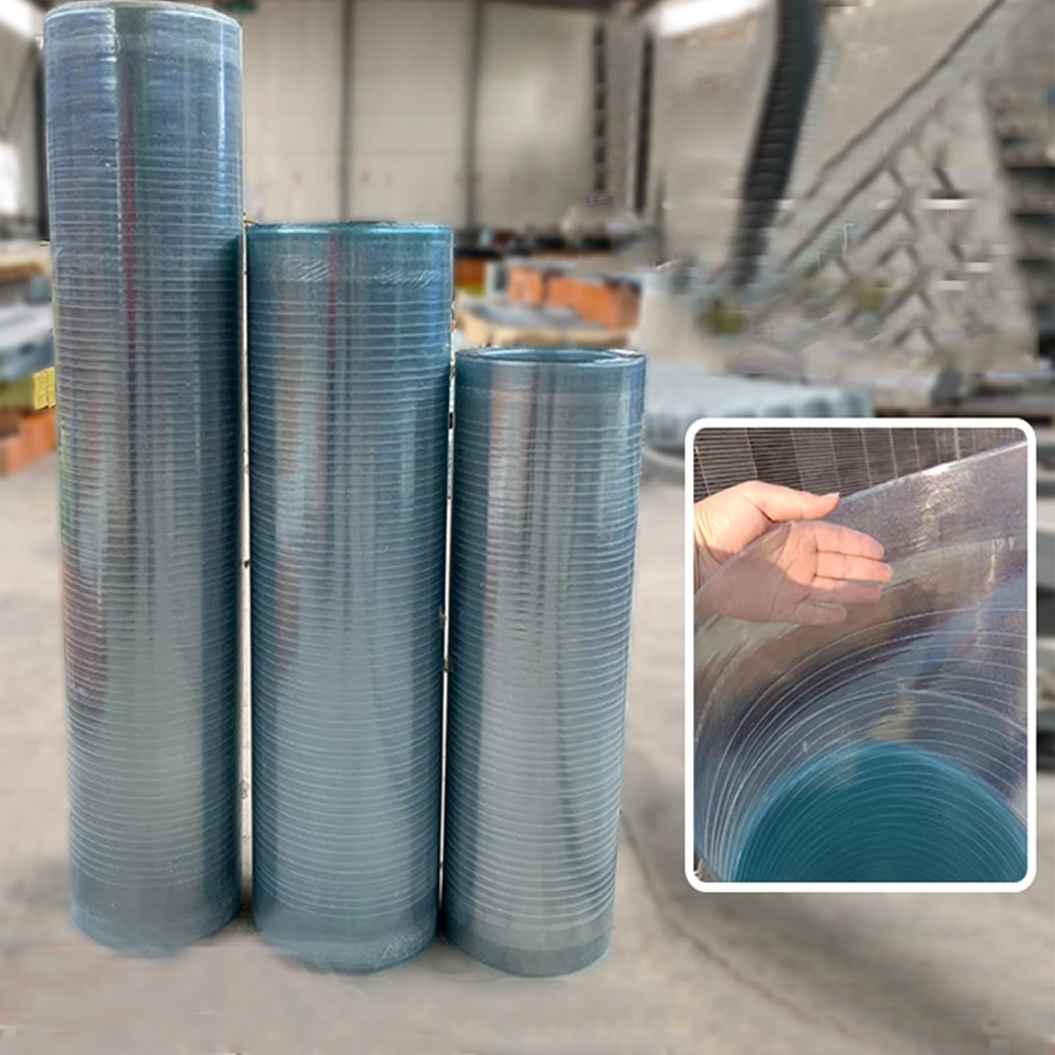 Rain-Proof Greenhouse Canopy，Greenhouse Roof Panels ，Weather-Resistant and Transparent Greenhouse Roofing Sheets,for Covered Walkways,Greenhouse，Vegetable Shed(W0.8xL3m/2.6x9.8ft)