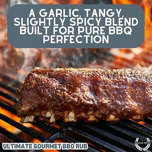 Miniatura 4 de Gustus Vitae - Ultimate Gourmet BBQ Rub - Sin OMG - Lata magnética - Condimento gourmet - Hecho en pequeños lotes